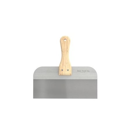 Bon Tool Taping Knife, Stainless Steel 8" X 3", 7" Wood Handle 15-295